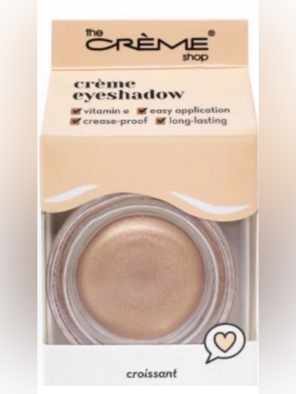The crème Shop Croissant Crème Eyeshadow